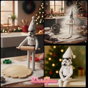 White Holiday Stormtrooper Stuff Toy